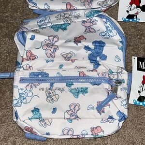 NWT Disney Minnie Mouse cream backpack